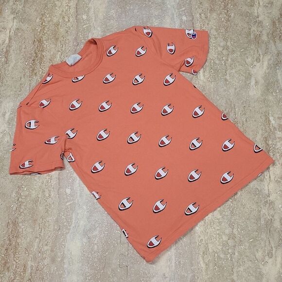 CHAMPION MENS COTTON GRAPHIC LOGI TEE SIZE SMALL - Picture 1 of 5